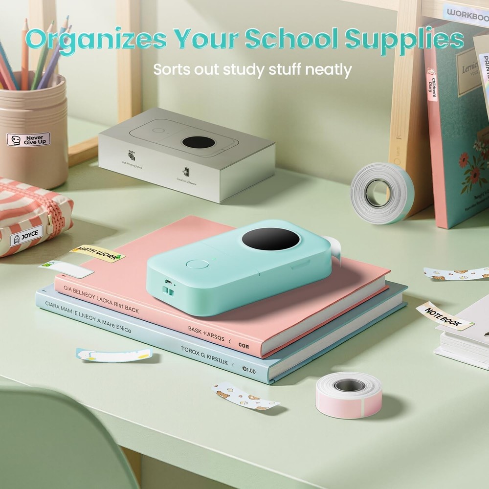 D30 Portable Bluetooth Label Maker - Compact and Stylish for Home & Office