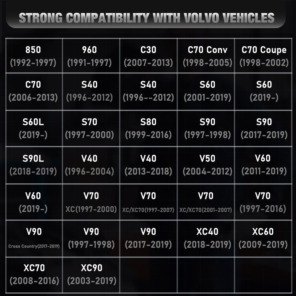 VOD700 Car Code Reader Fit For Volvo OBD2 All Systems Diagnostic OIL EPB ABS