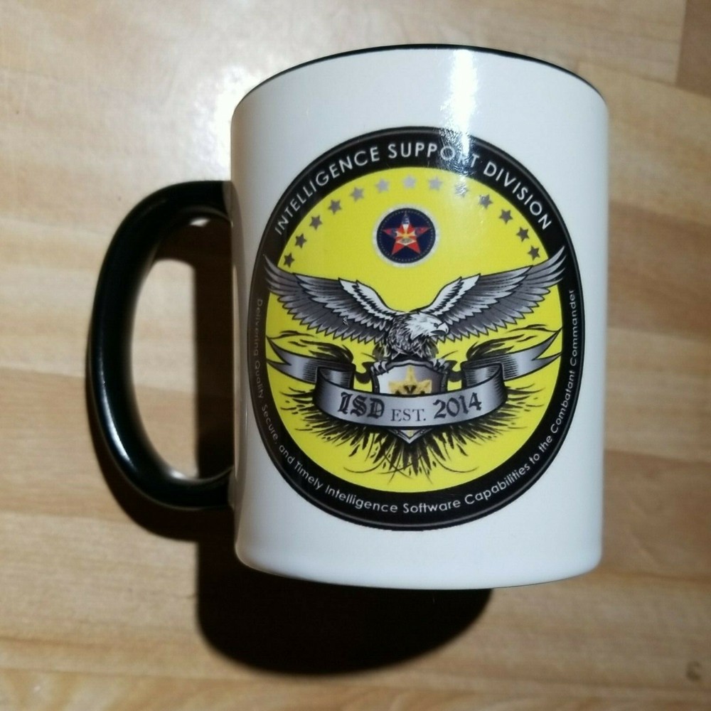 SEC CECOM / ISD Intelligence Support Division Coffee Mug Software Engineering