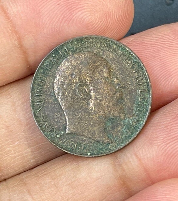 1905 Great Britain Farthing Coin