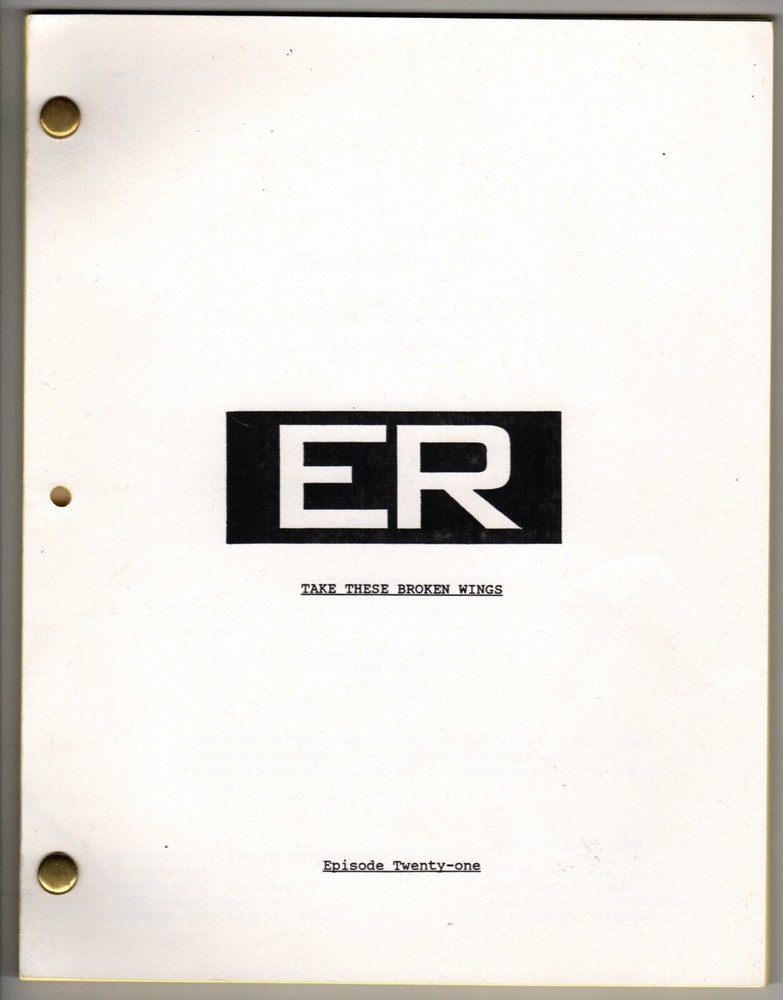 *ER - TAKE THESE BROKEN WINGS (1996) Revised First Draft Script DTD 03/20/96