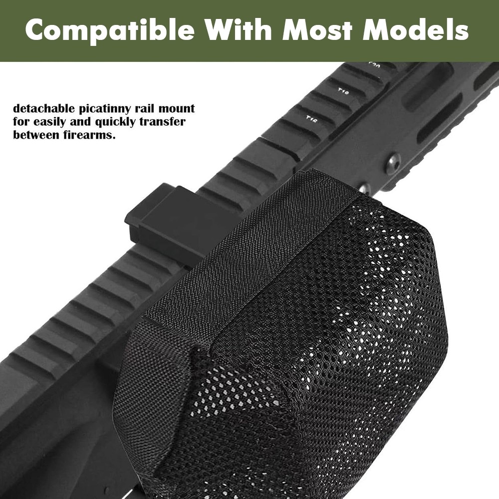 Shell Catcher,Heat Resistant Brass Catcher with Zipper Bottom and Picatinny