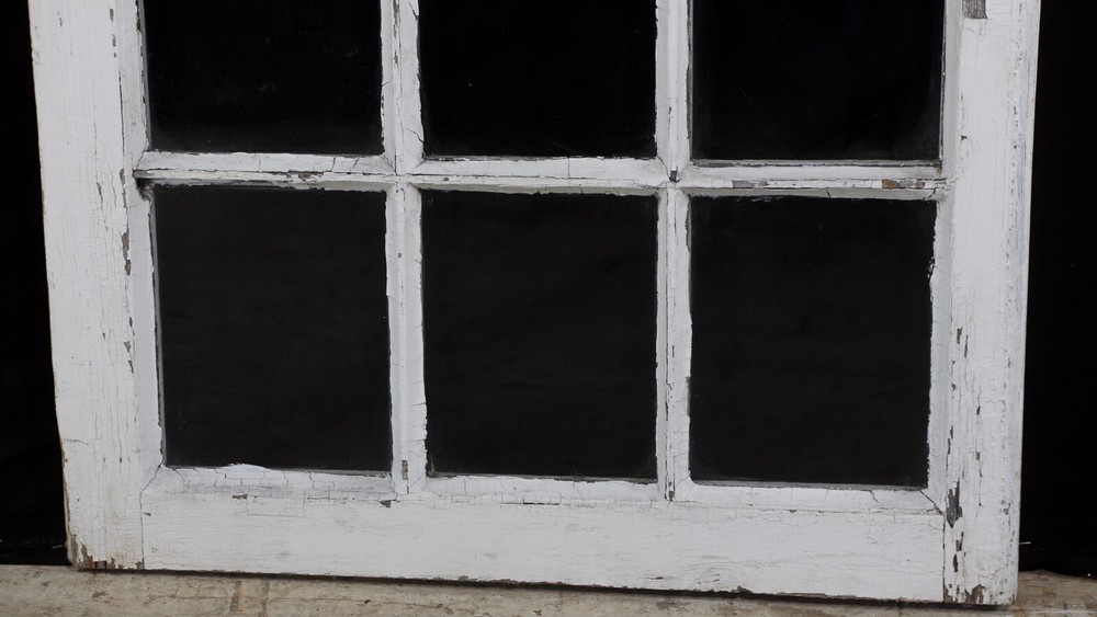 Reclaimed 18 Pane Wooden Frame Window