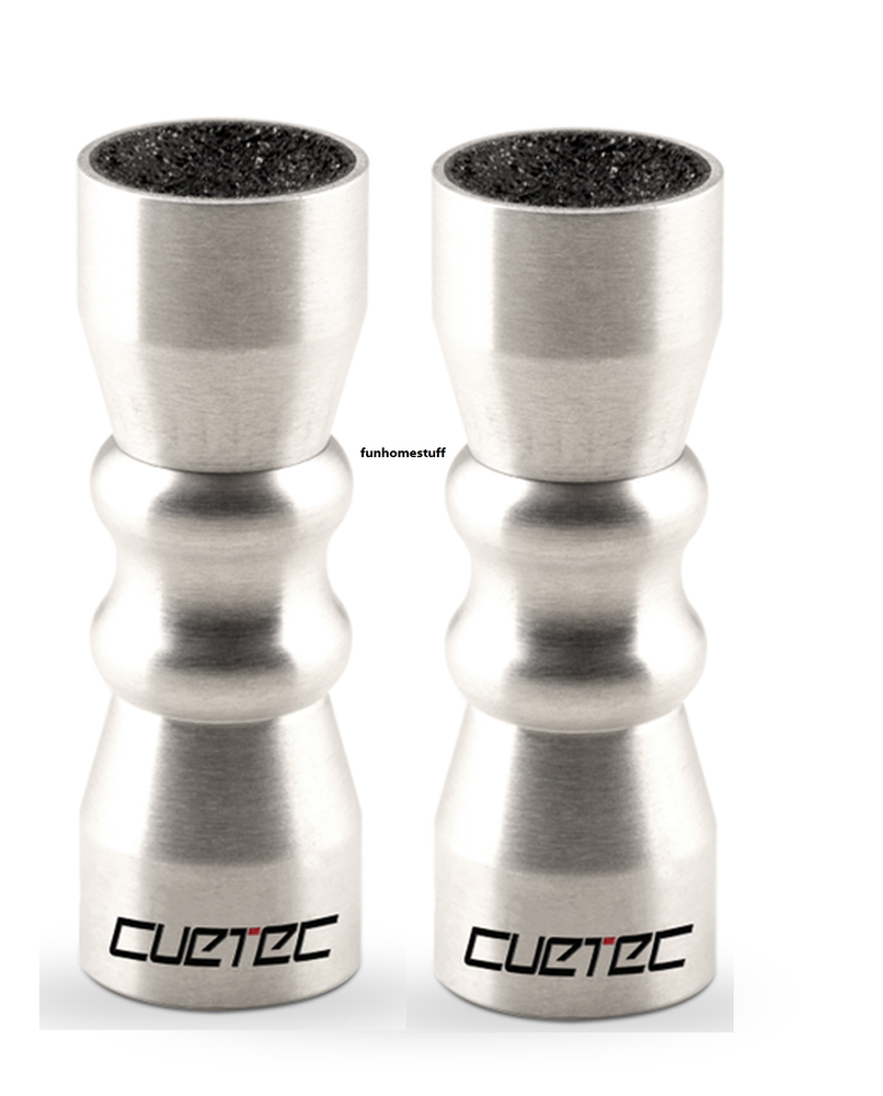 2 PACK CUETEC BOWTIE TOOL Billiard Scuff Shape Aerate Pool Cue Stick Tip Tool