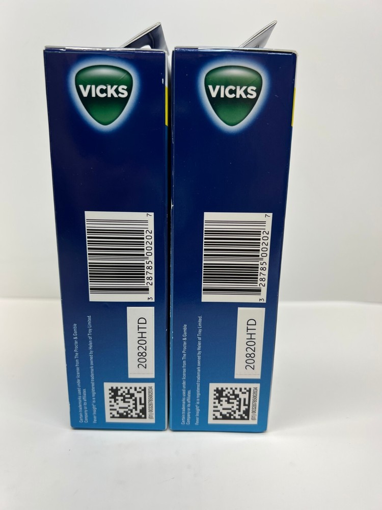 2X Vicks Forehead No Touch 3-in-1 Thermometer