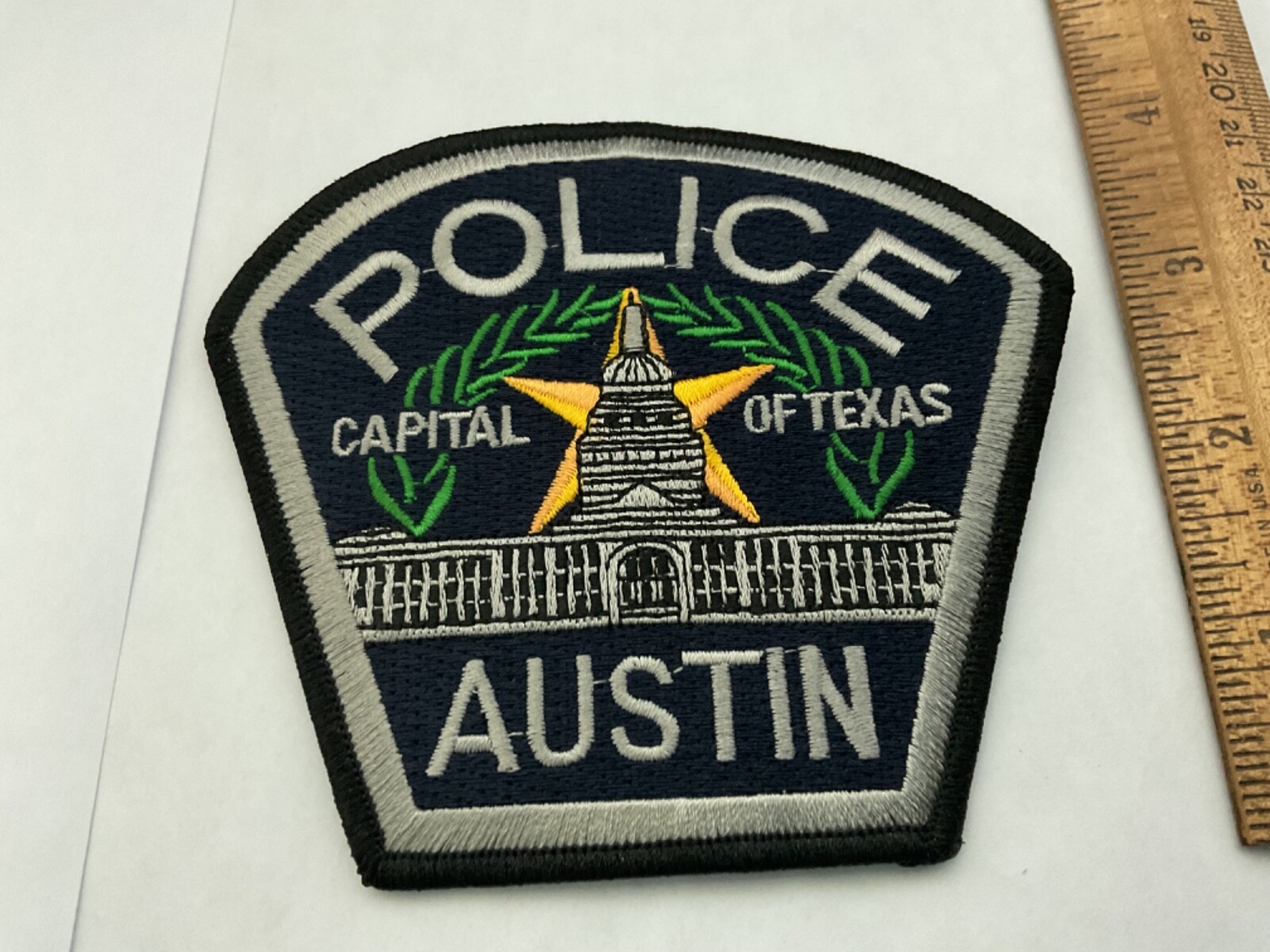 Austin Texas Police Capital Of Texas collectable patch full size and new