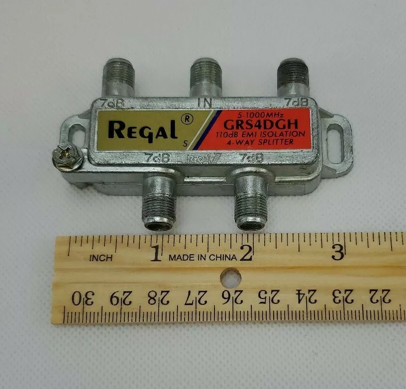 Regal GRS4DGH 4-Way Splitter