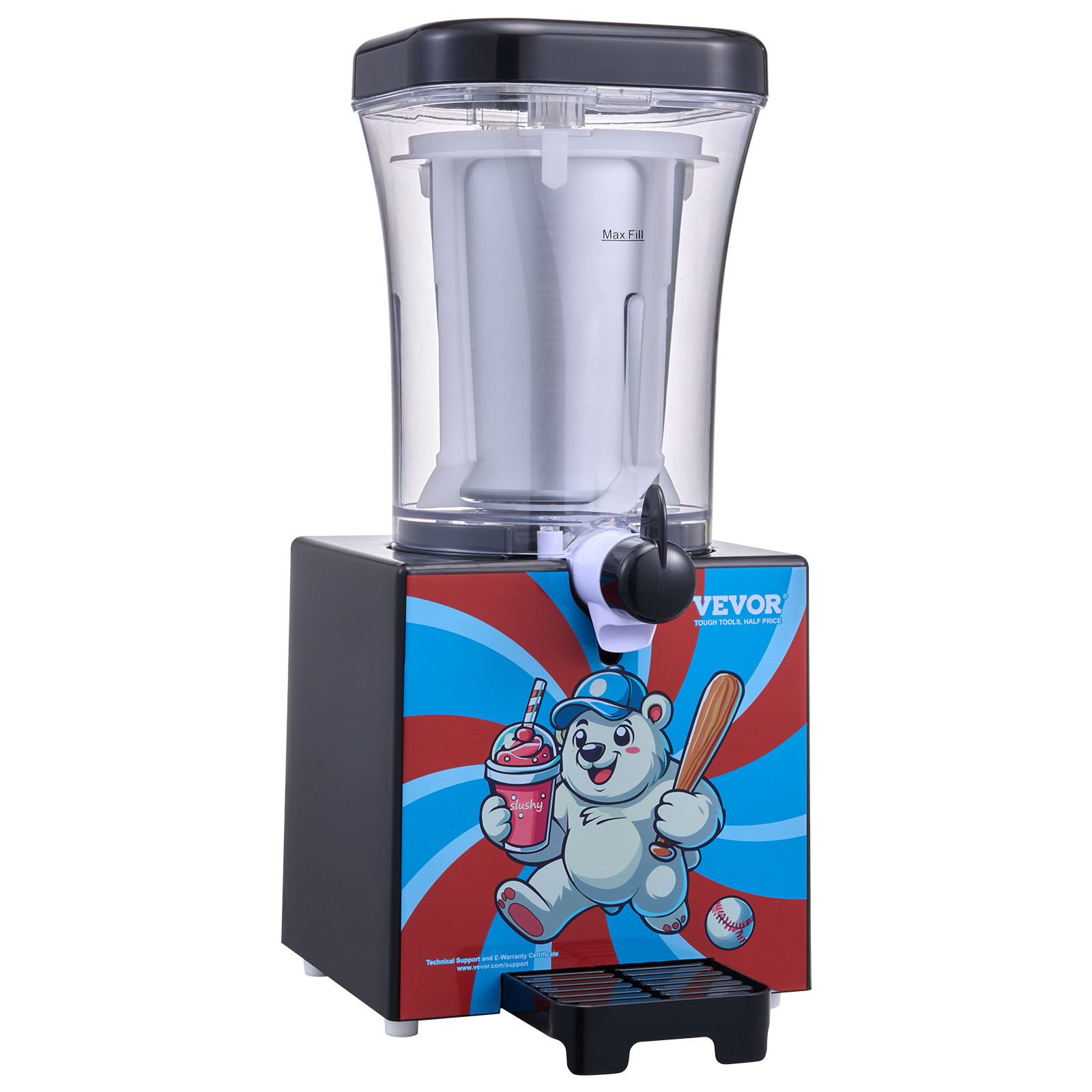 VEVOR Slushy Machine Home Margarita Slush Maker 34oz Smoothie Frozen Drink Maker