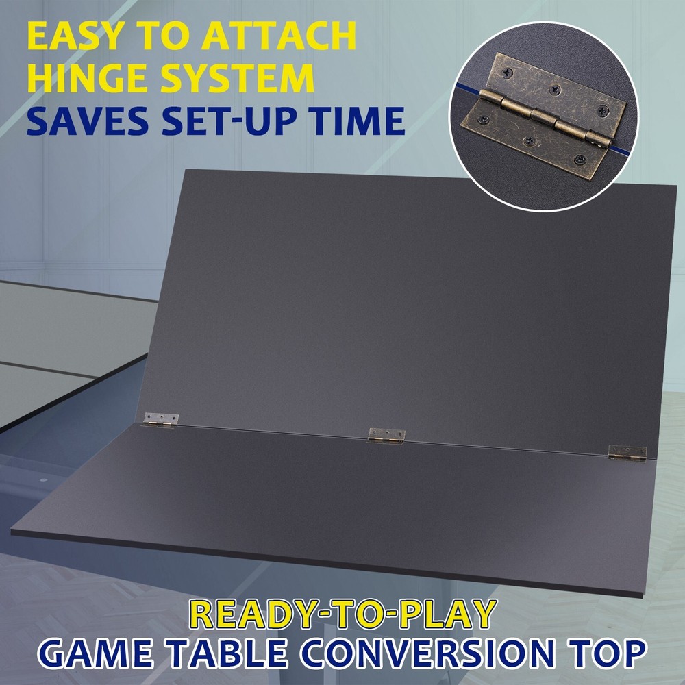 Ping Pong/ Table Tennis Conversion Top 7'X4' Foldable Ping Pong Table Topper