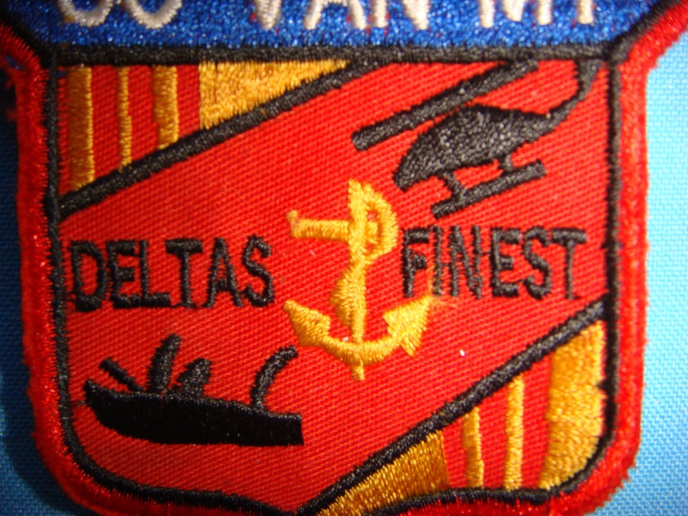 VIETNAM WAR PATCH, US NAVY ADVISOR DELTAS FINEST