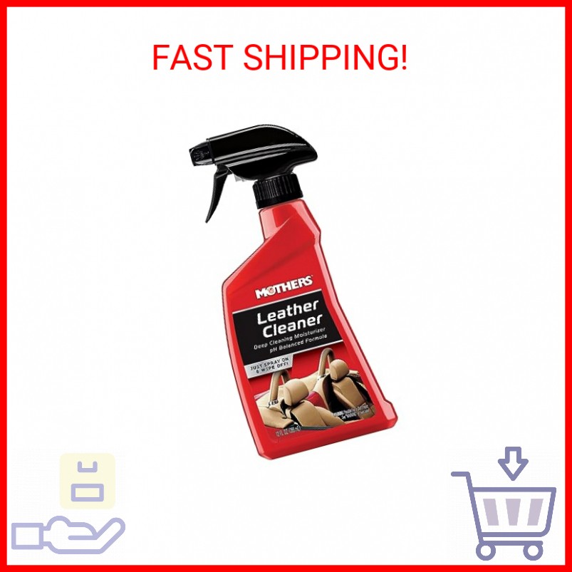 Mothers Leather Cleaner, 12 oz. — Advanced pH Balanced Formula Safely Deep Clean