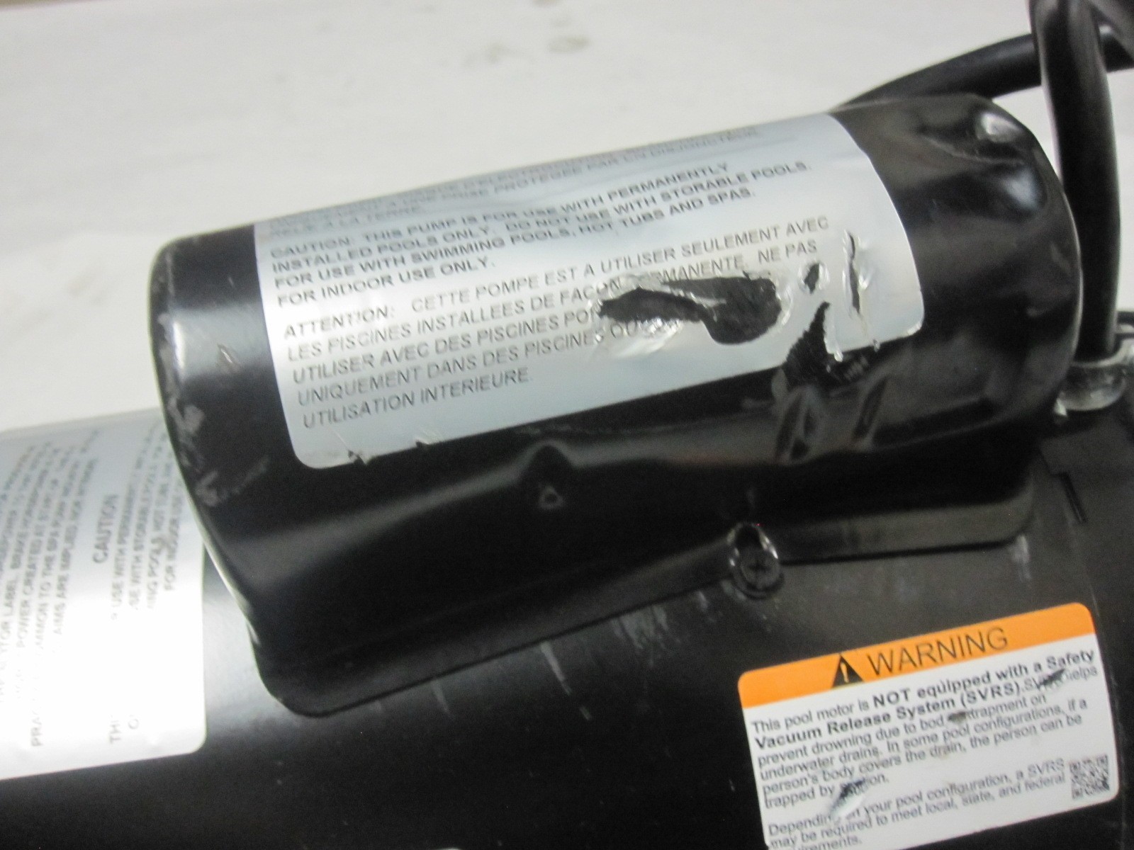 Balboa DuraJet Spa Pump 6HP 230V 1-Speed 56F 2" 3.1" threaded 6.5" Dia Motor