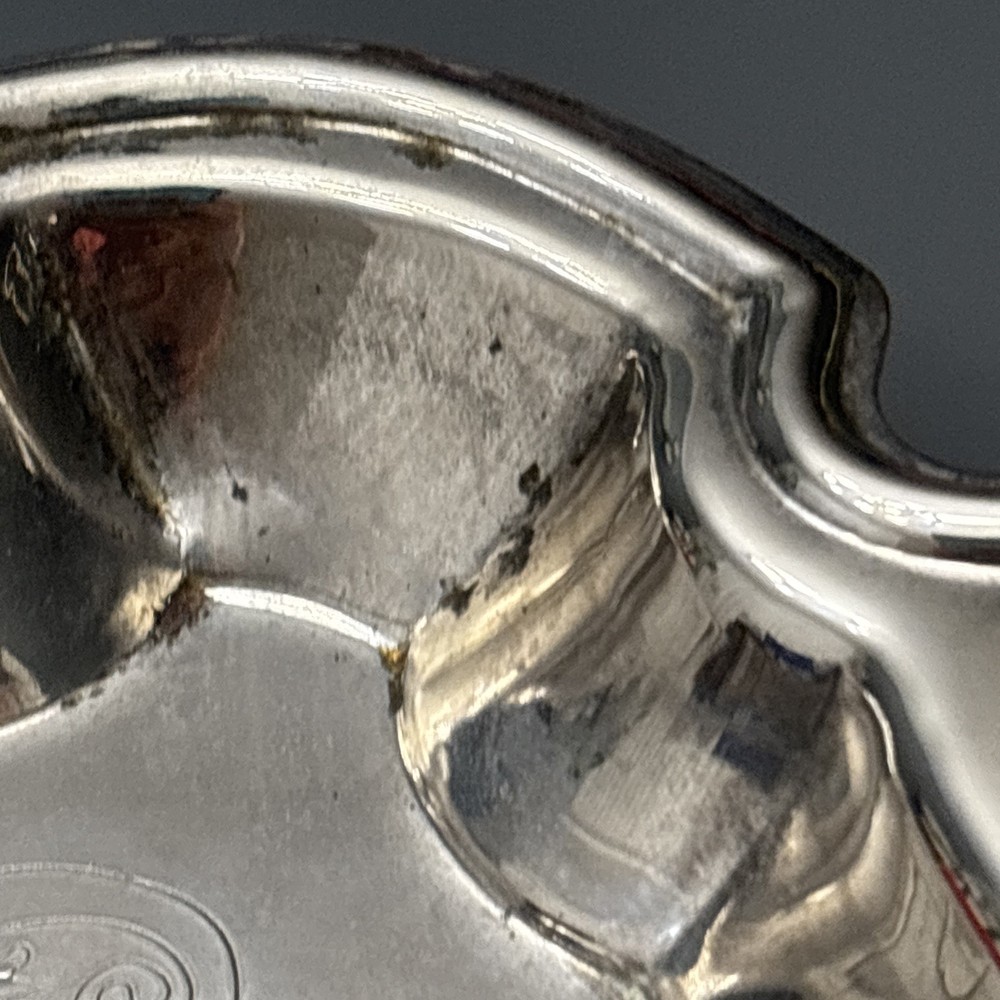 Vtg Gorham Silver Plated EP Rectangular Serving 18" Tray Etched Paisley Pattern