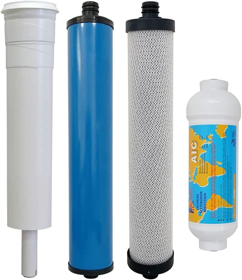 Filter Set With Membrane for Microline 435 Reverse Osmosis System Replacement