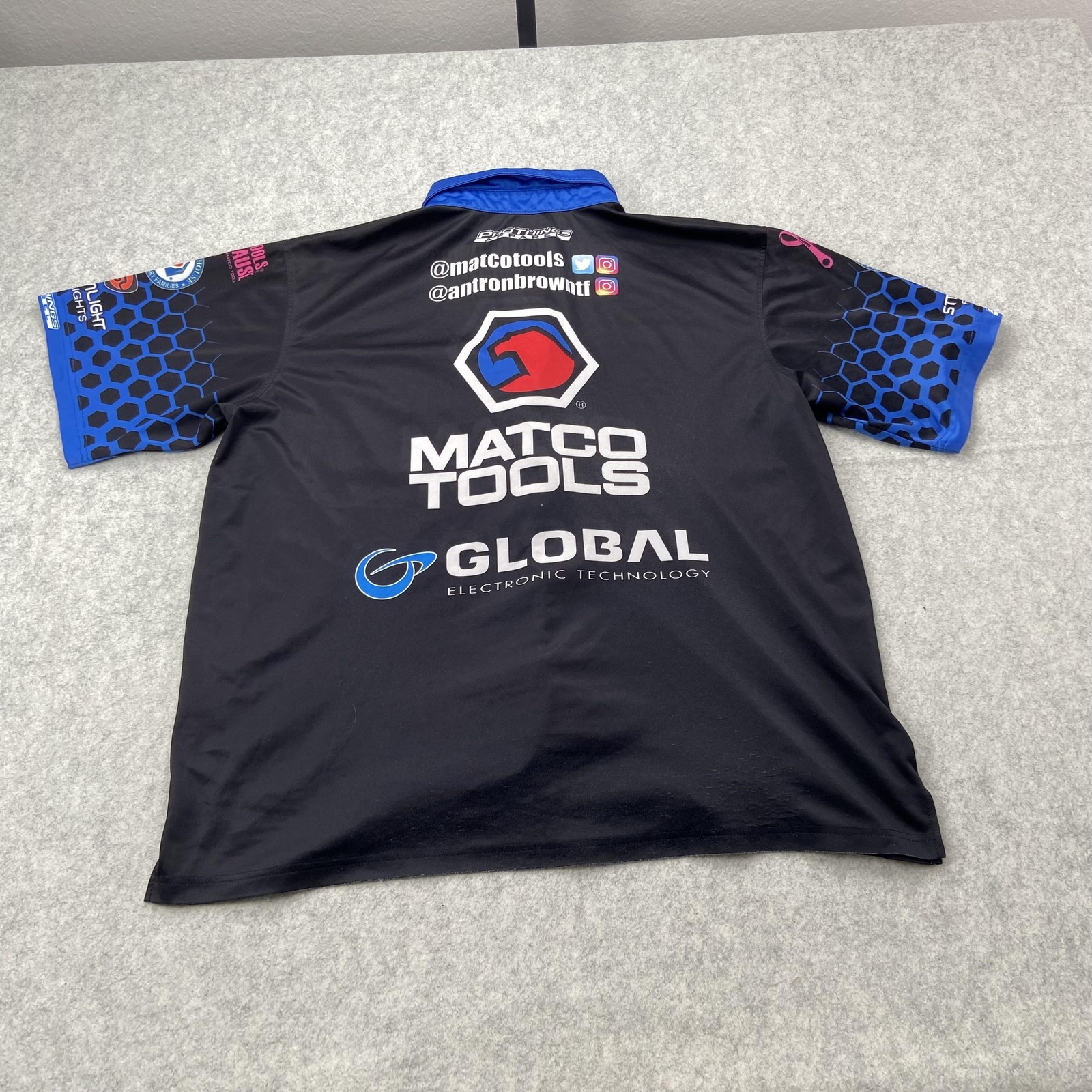 Antron Brown Matco Tools Shirt Mens 2XL Black NHRA Top Fuel Racing ProThings