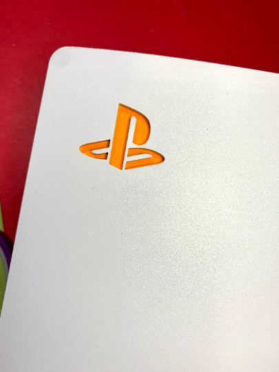 Playstation 5 Ps5 Customized Vinyl Logo Sticker Insert For Slim or Launch Model