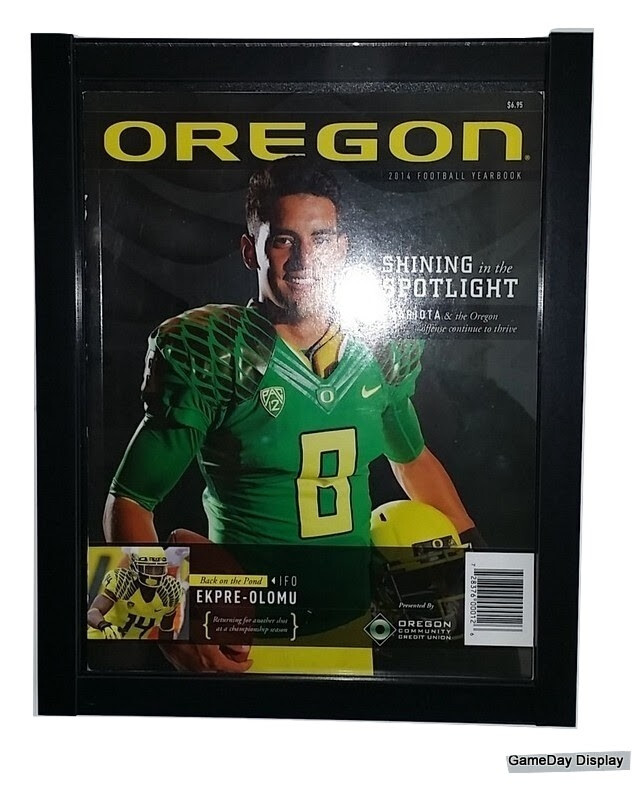 Wall Mounting Standard Sized Magazine Frame - Display Case - Shadow Box