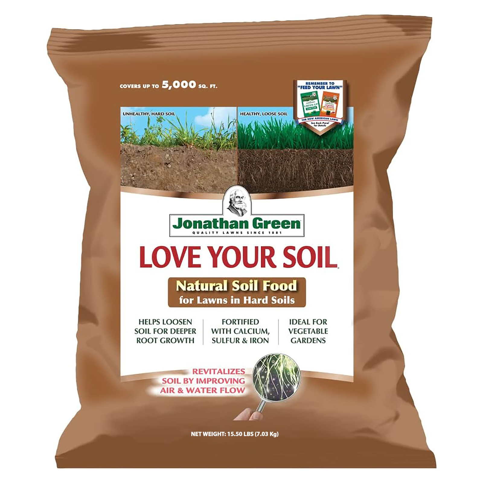 Jonathan Green Love Your Soil, Soil Food, 15.5lb bag (5,000 sqft)
