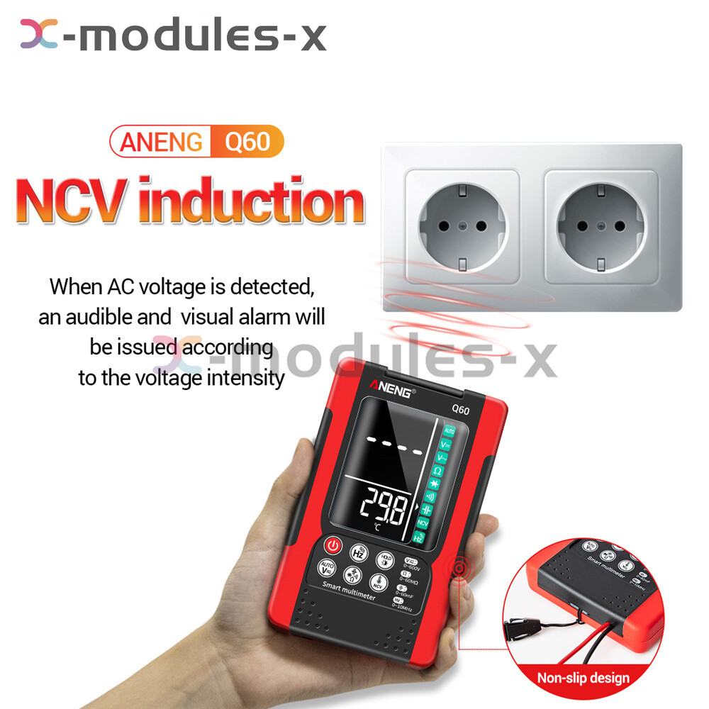 ANENG Q60 Digital Multimeter AC DC Voltmeter Ammeter Volt Tester Meter