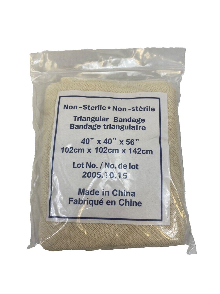 NEW US Military First Aid / Compass Pouch With Triangular Bandage - OD GREEN