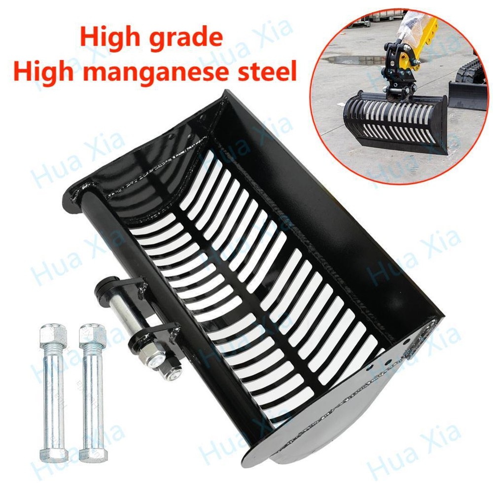TYPHON Mini Excavators Digger Attachment 600mm Screening Skeleton Bucket