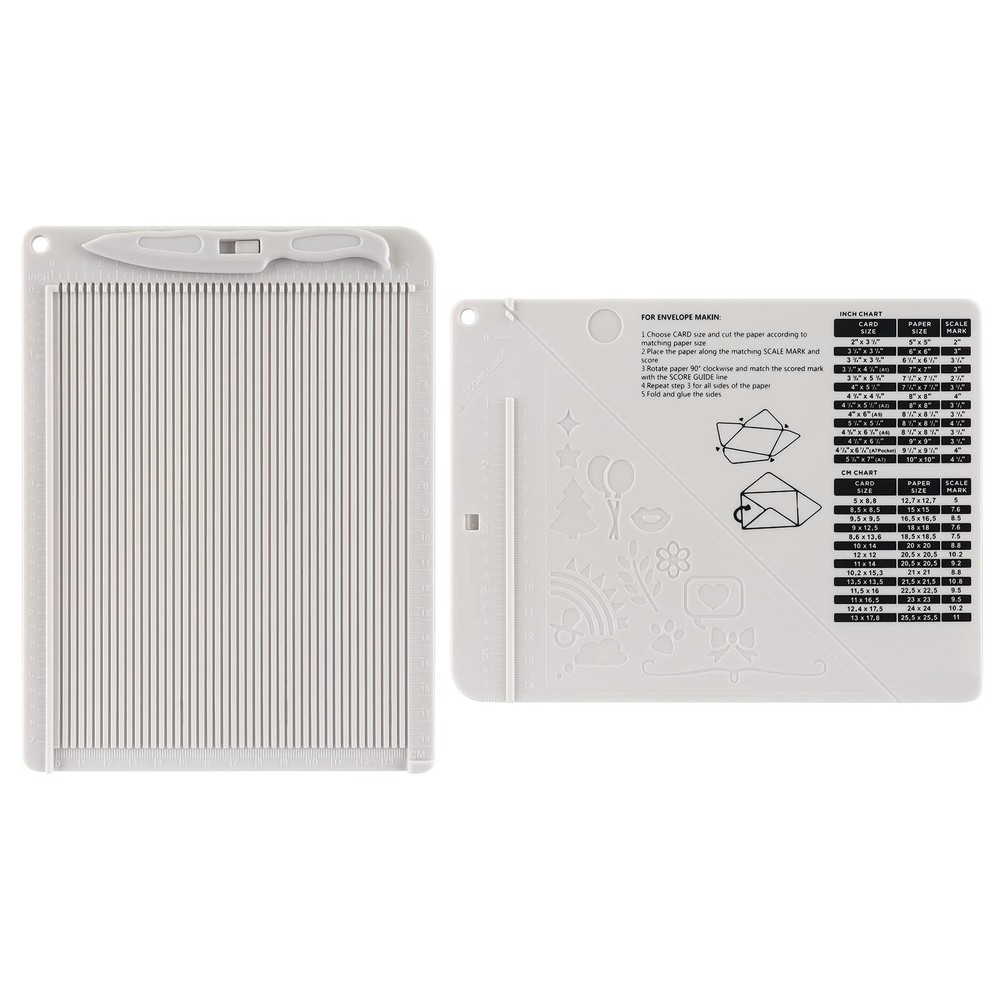Mini Score Board Multi-Purpose Scoring Board Envelope Maker with Bone Folder ...