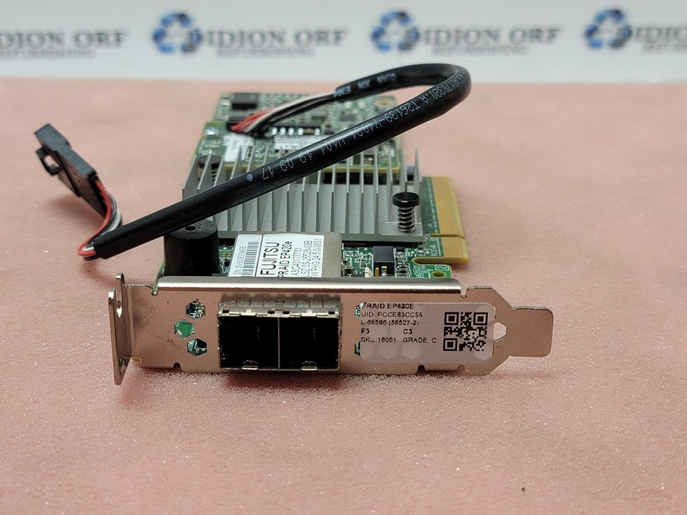 FUJITSU Dual Port Raid Controller PRAID EP420E, Grade C, SKU 18051