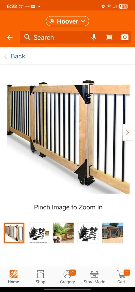 Pylex 11052 Sliding Gate Hardware Kit - Black