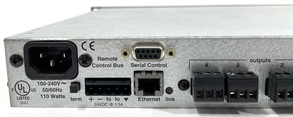 Biamp Audia Solo 12x4 Channel Rackmount Audio Processor