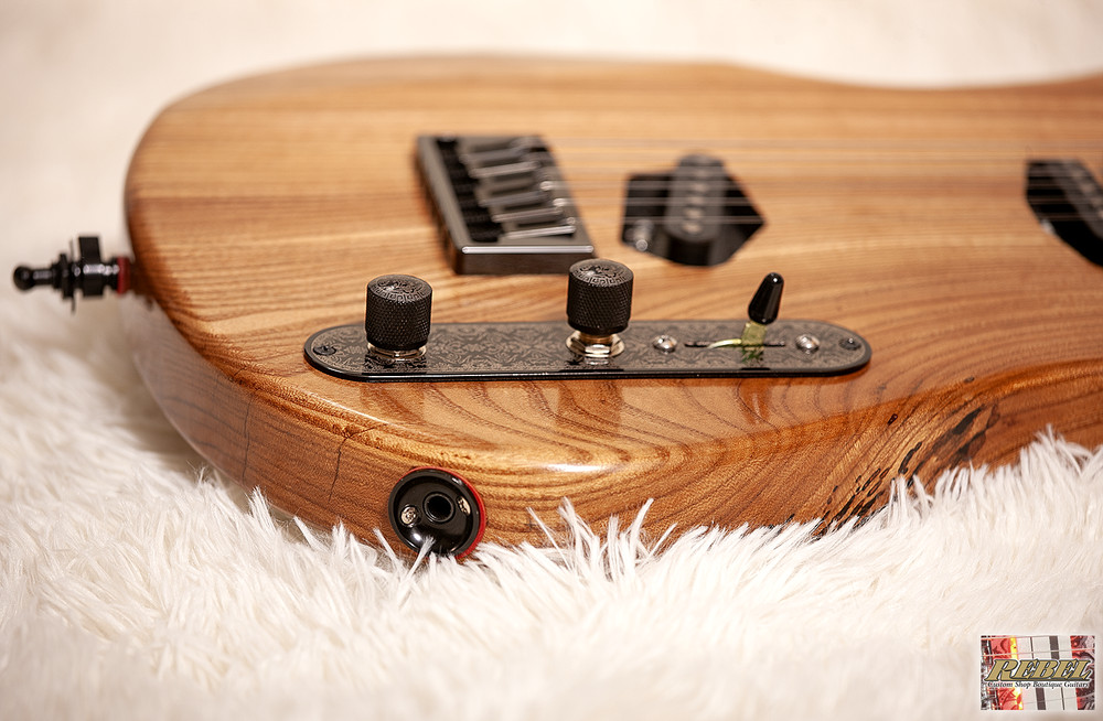 One-Piece Custom Double Cutaway Tele Stye with Custom Switching!