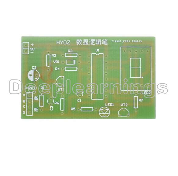 Digital Display LED Logic Pen Electronic Kit High and Low Level Test Circuit NEW