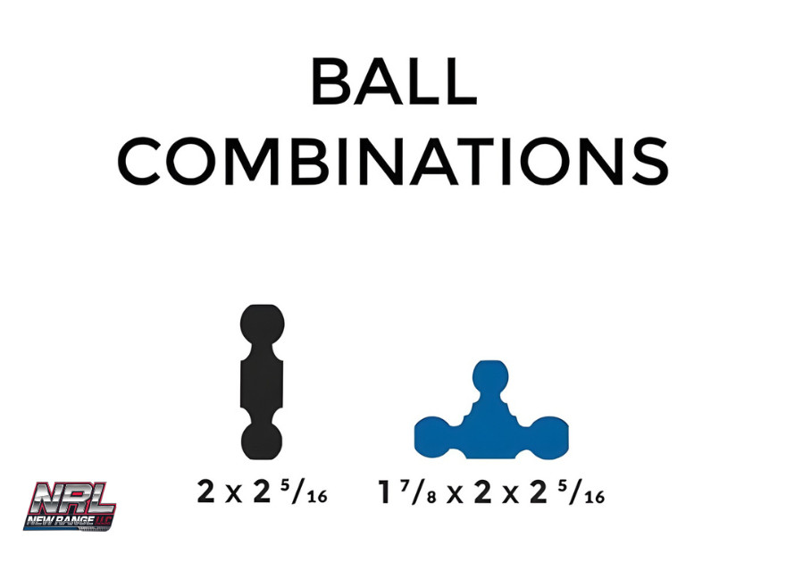 B&W TS20067BMP 3-Ball Tow & Stow Hitch – 7″ Drop / 7.5″ Rise