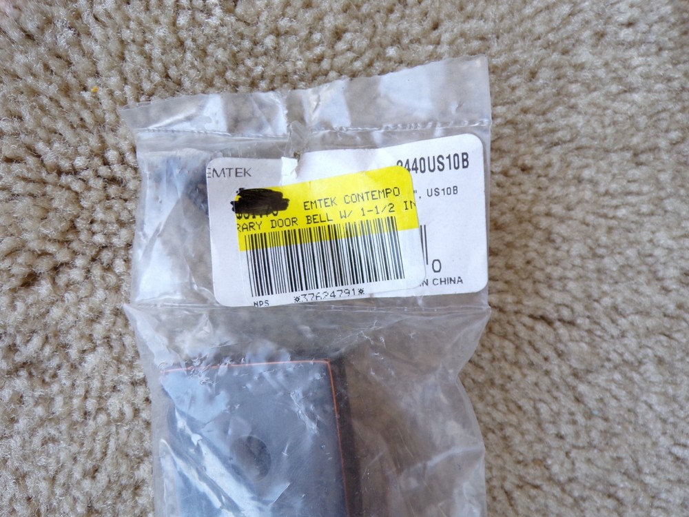 Emtek Door Bell Button 2440US10B; @c17
