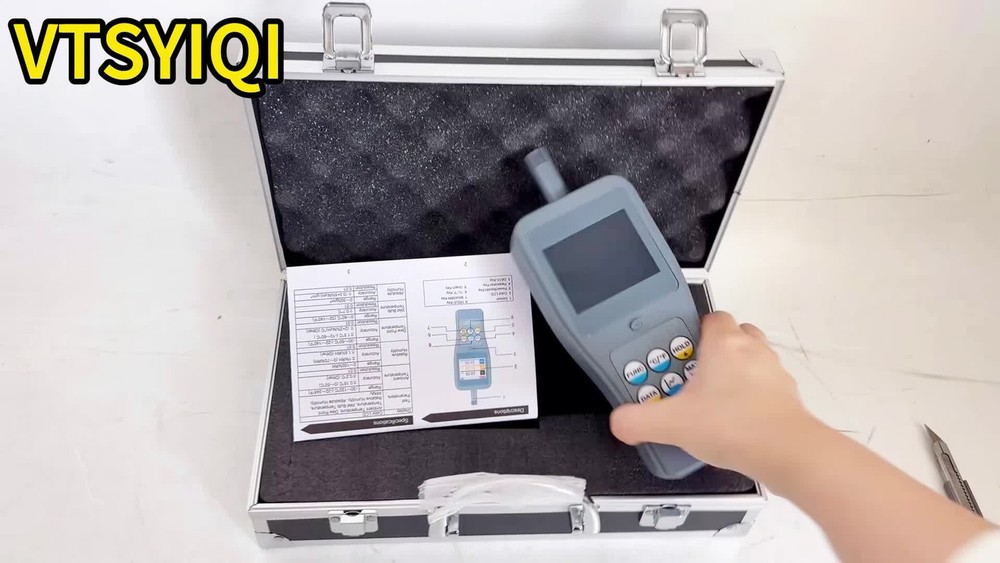 Dew Point Meter High Accuracy Dewpoint Meters with 10 Tester Parameters 99 Data