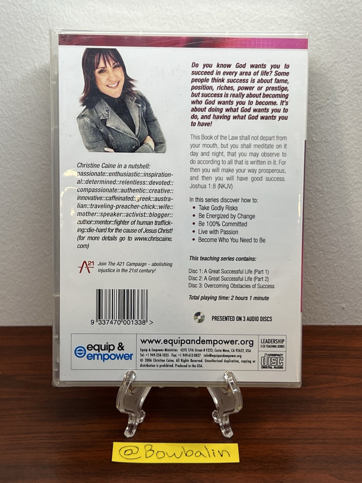 Christine Caine Success, Your Dreams Come True, God Wants You To Win Audio Discs