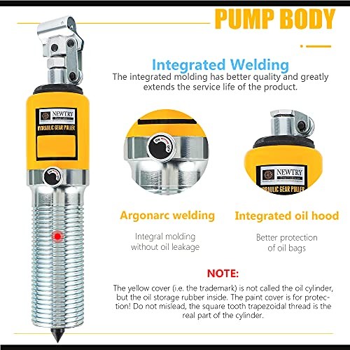 5T Hydraulic Gear Puller Wheel Bearing Pulling Separator Pump Adjustable Oil