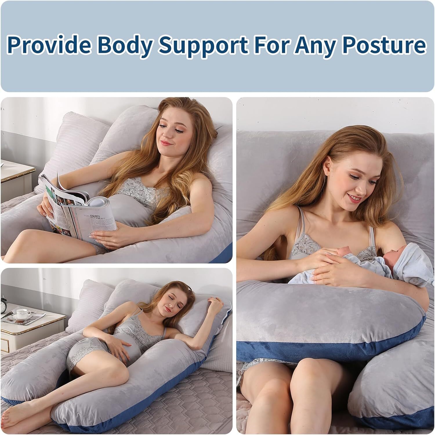 Pregnancy Pillows U Shaped Full Body Maternity Pillow for Pregnant Support
