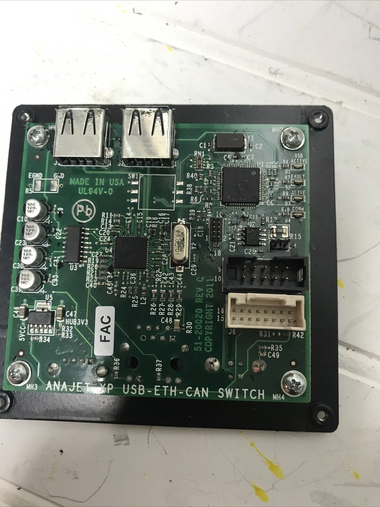 Anajet Mp5i Printer USB ETH CAN Board Switch Controller DTG Tested Good