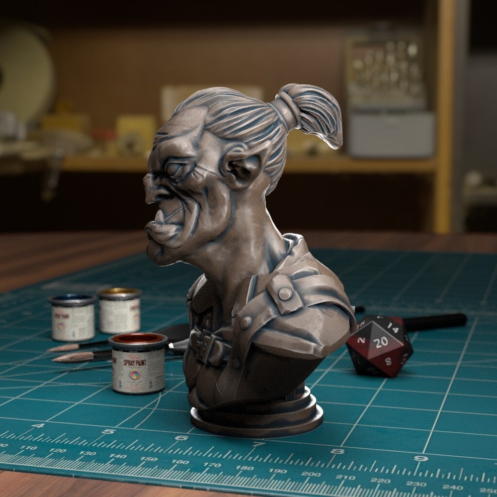 Goblin 02 Bust - Resin Miniature | Tabletop Games