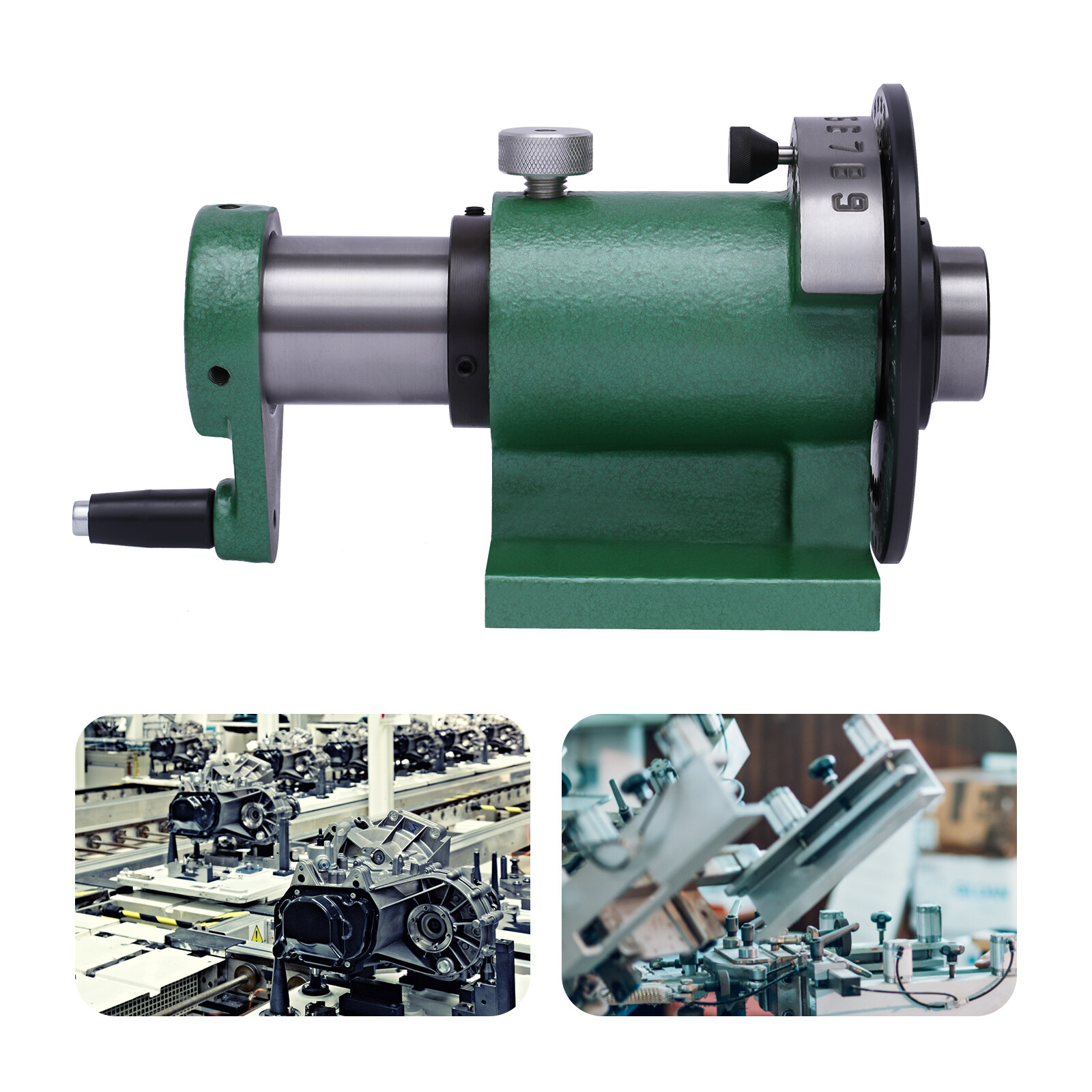 5C SPIN INDEXING FIXTURE W/ HARDINGE 5C COLLET Indexing Head Jigs Fixture Chuck