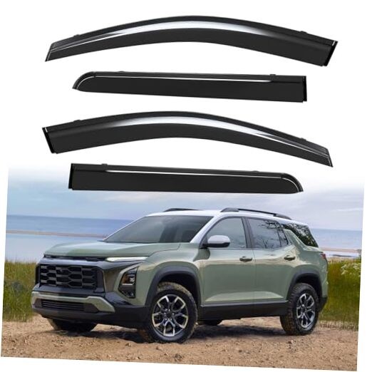 Window Visors Rain Guards Compatible with 2025 2026 Chevrolet/Chevy Equinox