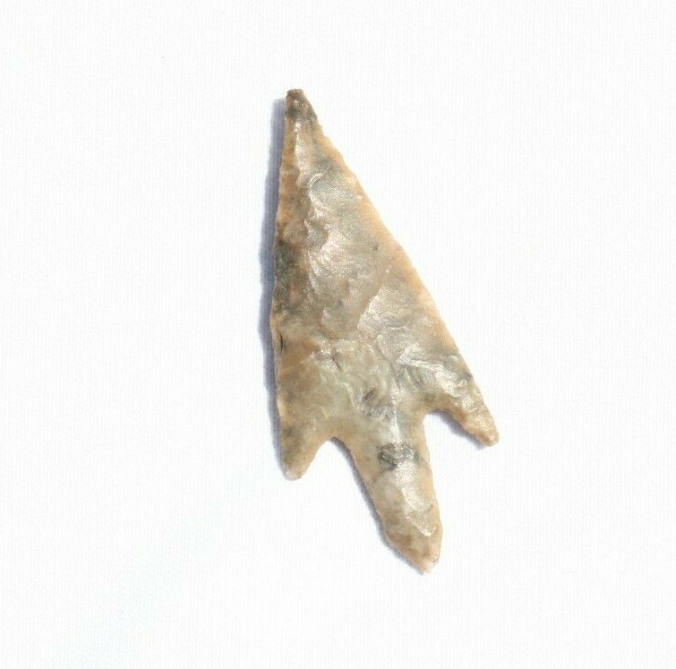 SAHARA NEOLITHIC BLACK/WHITE COLORED AGATE POINT