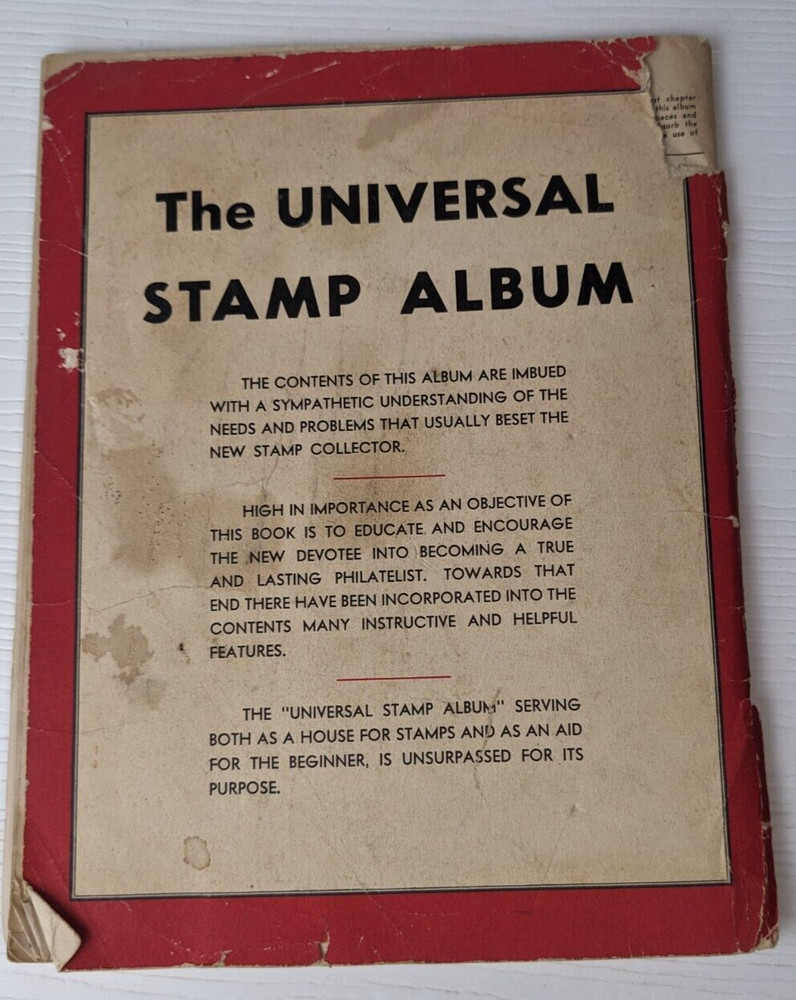 Universal Stamp Album 1948 - Grossman Stamp Co INC New York / Stamp Collecting