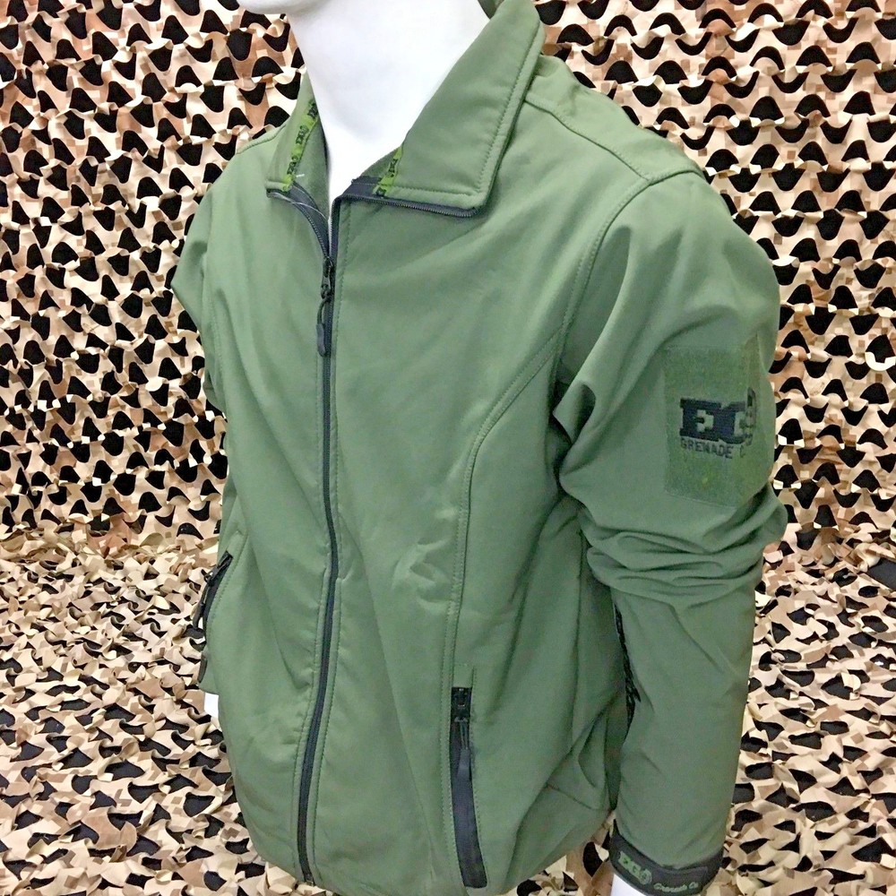 NEW Enola Gaye TechOne Windbreaker Jacket - Olive - Medium