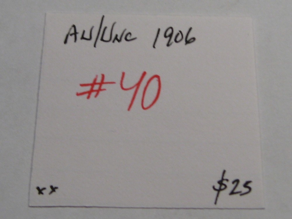 AU/UNC 1906 Five Cent 5¢ CANADA. #40