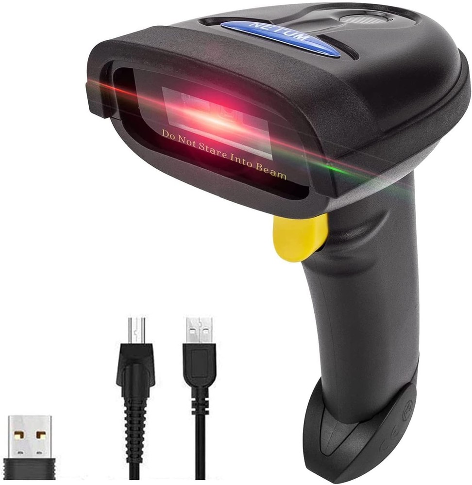 2D Barcode Scanner, Compatible with 2.4G Wireless & Bluetooth & USB Wired Con...