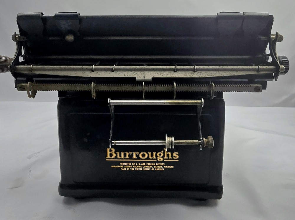 Antique Burroughs Adding Machine Calculator 1920s – Complete, Untested, Rare