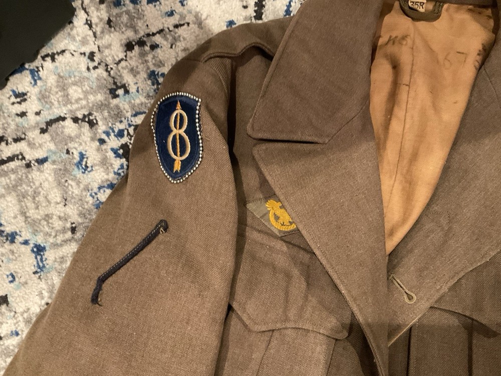 ORIGINAL WWII US 66TH DIVISION IKE JACKET UNIFORM