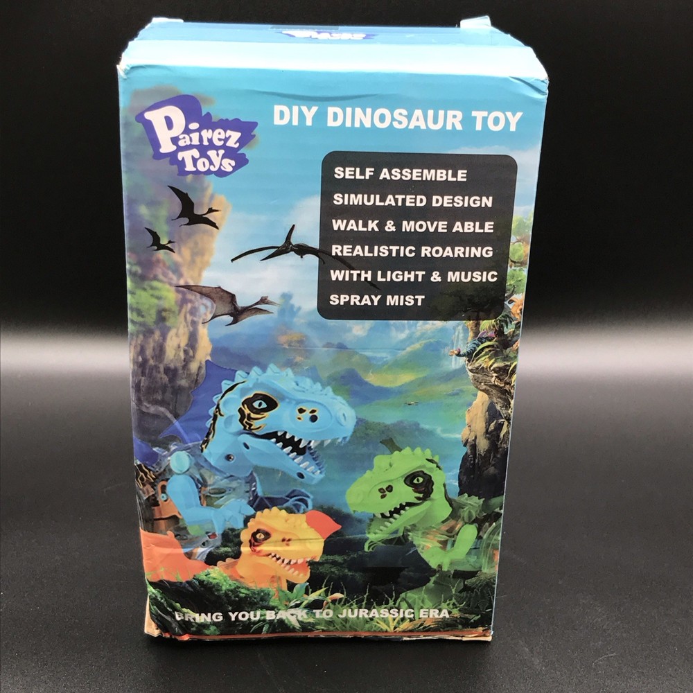 DIY Dinosaur Toy Self Assembly STEM Interactive Gear Power T-Rex NEW