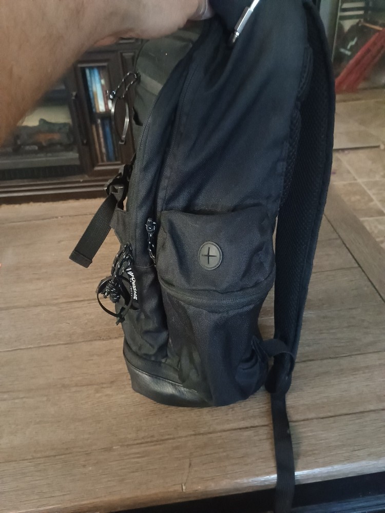 Outdoor Products Leather Bottom Backpack With Multiple Pockets